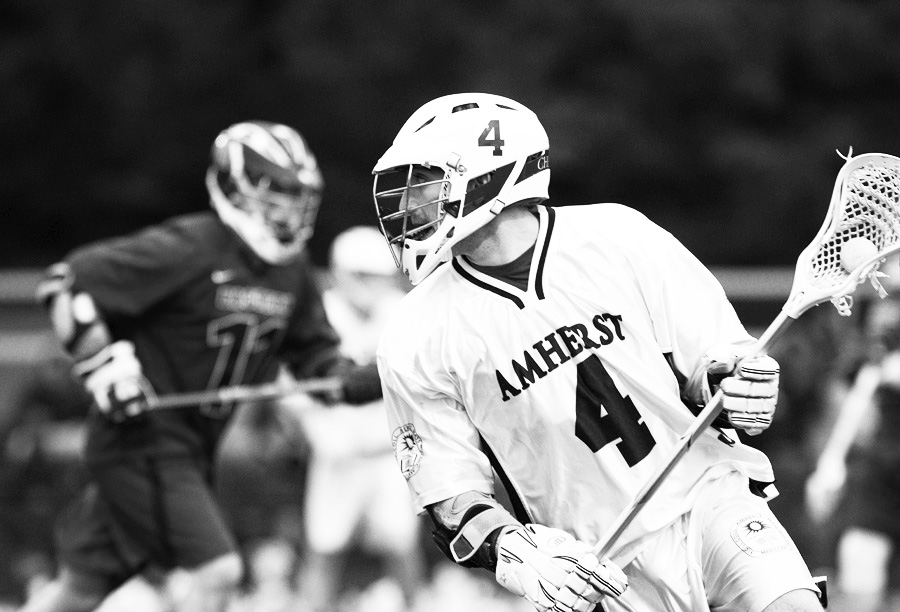 Cole Cherney ’12 scored the game-winning goal against Wesleyan, capping a three-